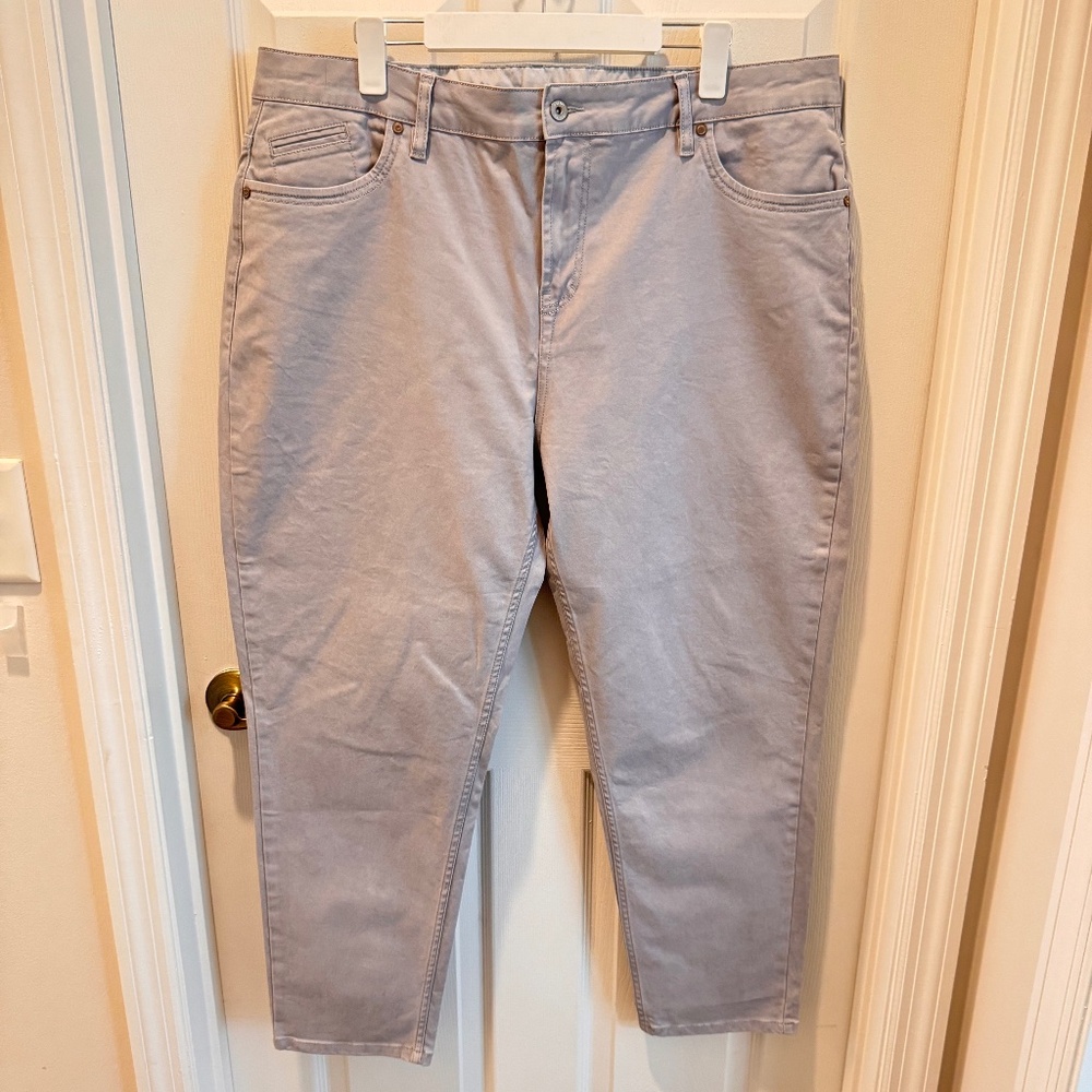 Woman's Gray, Size 16 Pant, Poetry Brand